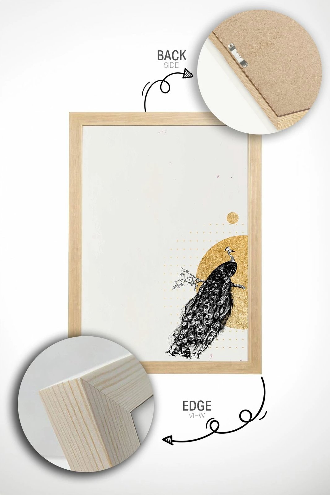 Pikturë dekorative me kornizë, Wallity, Artsrmdl23, shumëngjyrëshe