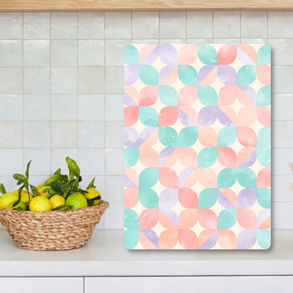 Dërrasë prerëse Hermia, qelq i temperuar, shumëngjyrëshe, Ckt134 - 2535, 25x35cm Dërrasë prerëse Hermia, qelq i temperuar, shumëngjyrëshe, Ckt134 - 2535, 25x35cm