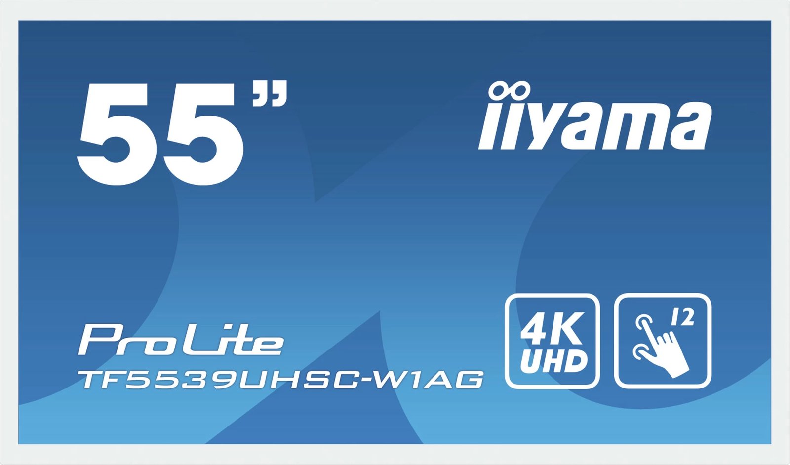 Ekran i madh me prekje iiyama ProLite TF5539UHSC-W1AG 55 inç, 4K UHD, i bardhë