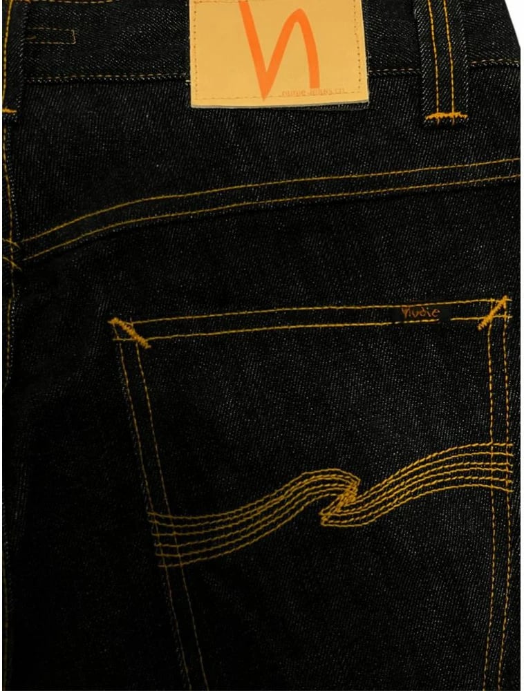 Pantallona xhins Nudie Jeans, të zeza