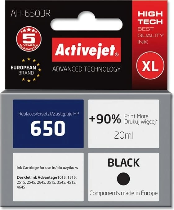 Ngjyrë zëvëndësuese Activejet AH-650BR për printer HP