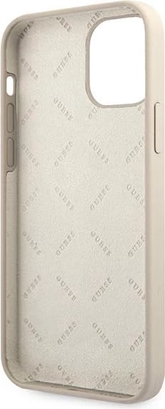 Mbështjellës Guess GUHCP12MLSVSGP për iPhone 12/12 Pro 6.1", silikon, hirtë/rozë Mbështjellës Guess GUHCP12MLSVSGP për iPhone 12/12 Pro 6.1", silikon, hirtë/rozë