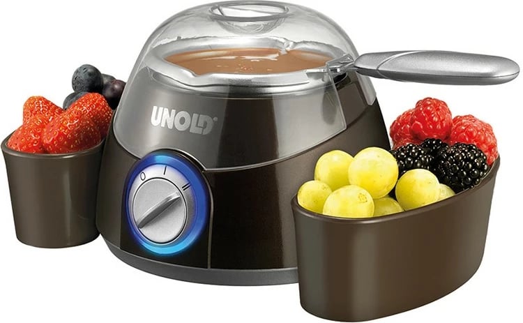 Pajisje për shkrirje çokollate Unold 48667, 0.25 L, Kafe, Argjend