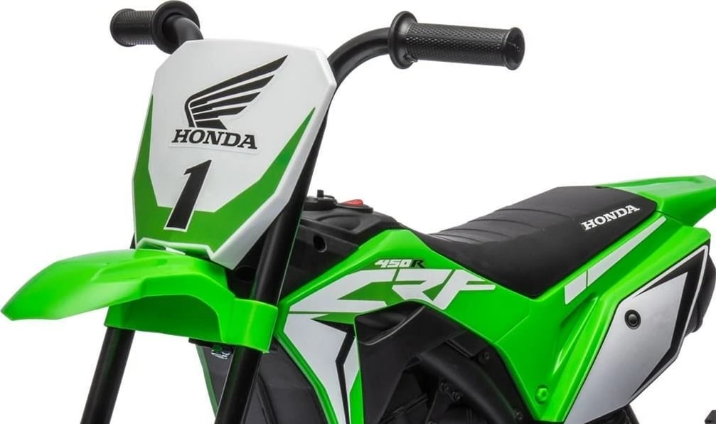 Motoçikletë elektrike lodër, Baby Mix Honda CRF 450R, tri rrota, e gjelbër