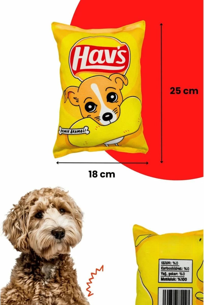 Lodër për qen, Havhav 1007, Paws & Whiskers, e verdhë