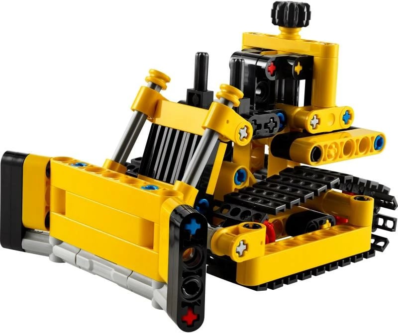 Set ndërtimi, LEGO Technic 42163 Heavy-Duty Bulldozer, për moshat 7+, e verdhë