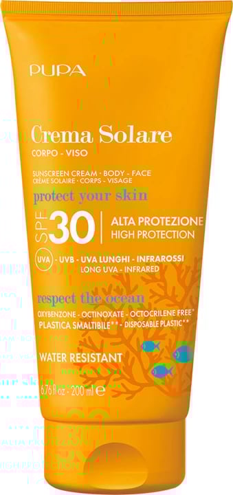 Pupa Sunscreen Cream Body Face SPF30 200ml