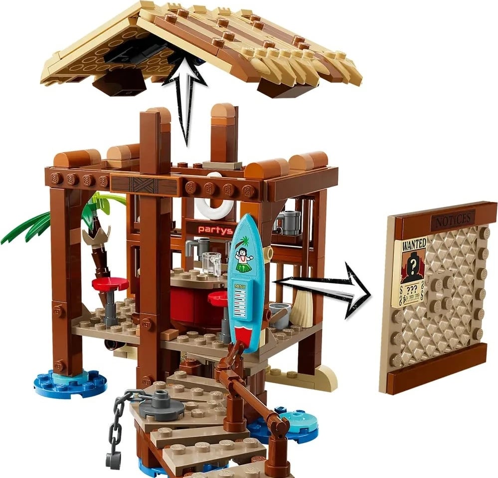 Set LEGO ONE PIECE 75636 Windmill Village Hut, 299 pjesë, me 3 minifigura