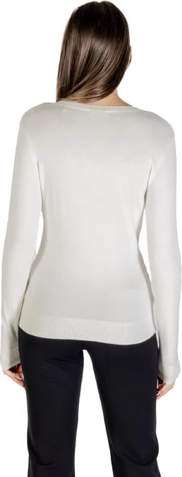 Xhemper Guess maglia femra, i bardhë