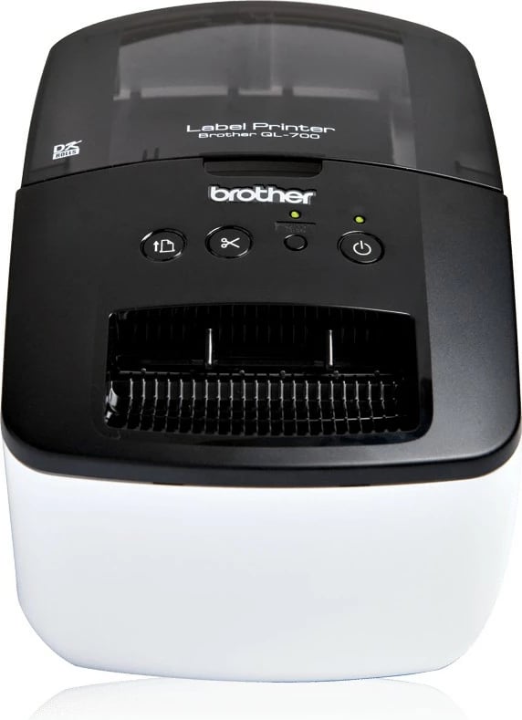 Printer etiketa Brother QL-700, direct thermal, 300x300 DPI, 150mm/sec, zi/bardhë