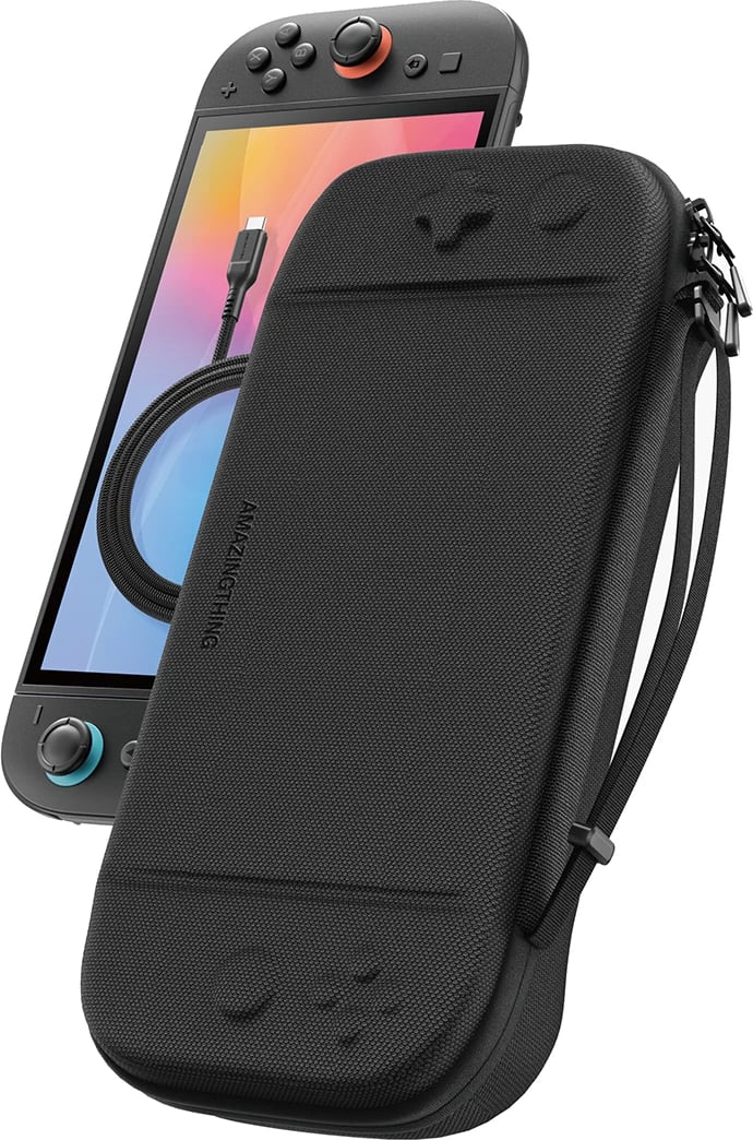 Mbështjellës AmazingThing PlayShield EDC për Nintendo Switch 2, i zi