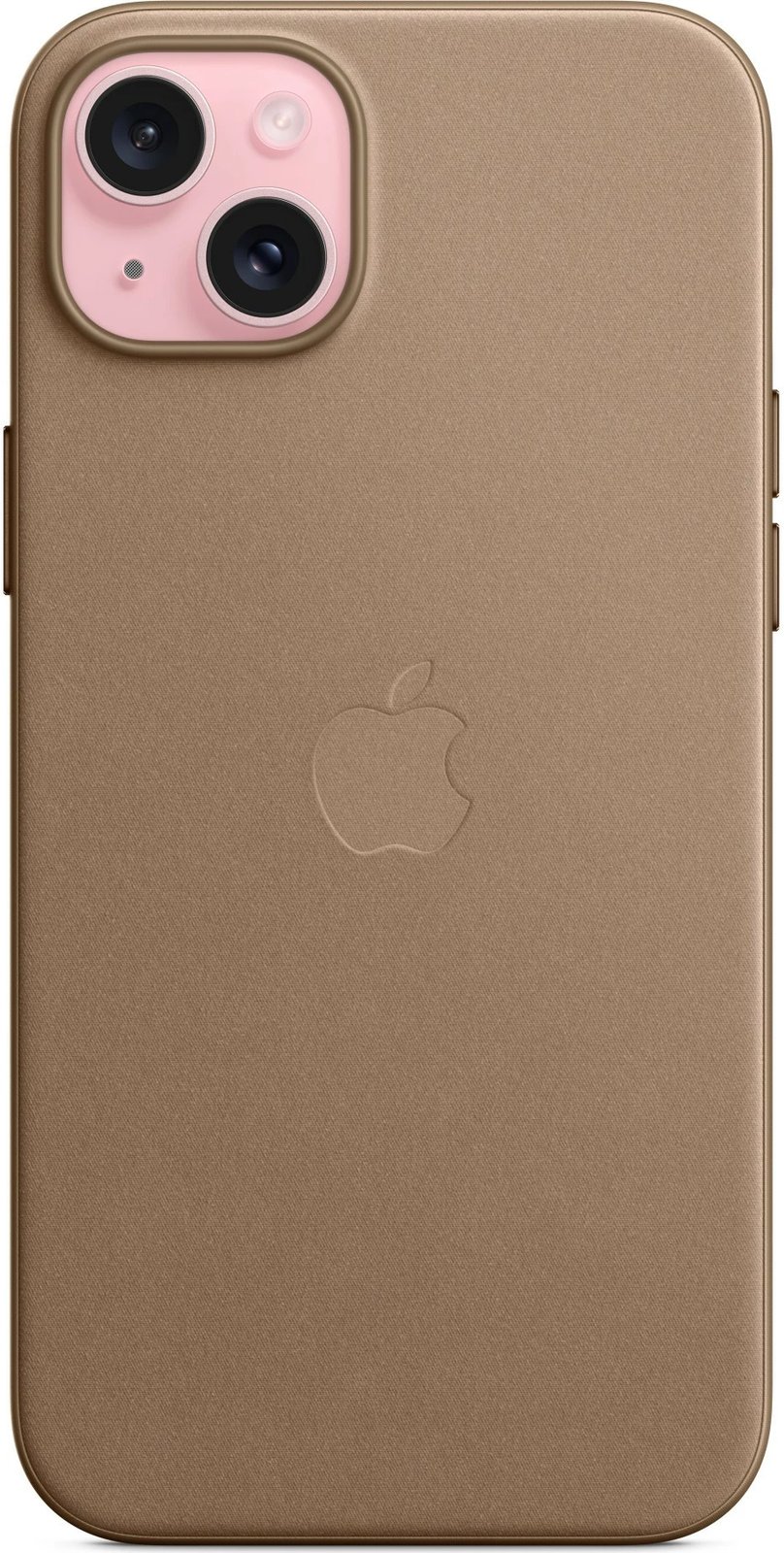 Mbështjellës Apple FineWoven për iPhone 15 Plus, taupe