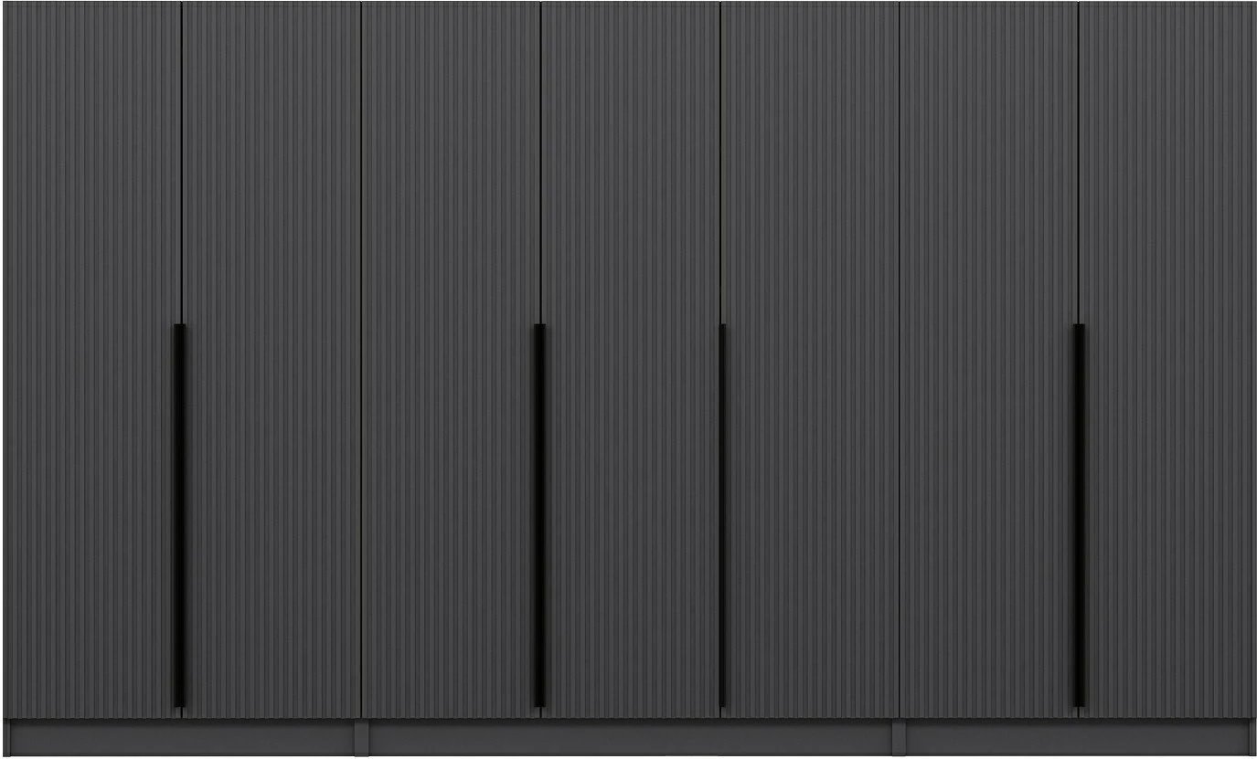 Dollap i madh për dhomë gjumi, ngjyrë antracit, Skye Decor, Kale Plus - 7778