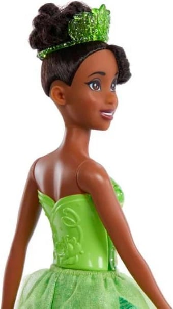 Kukull Disney Princess Tiana Mattel HLW02/HLW04, e gjelbër