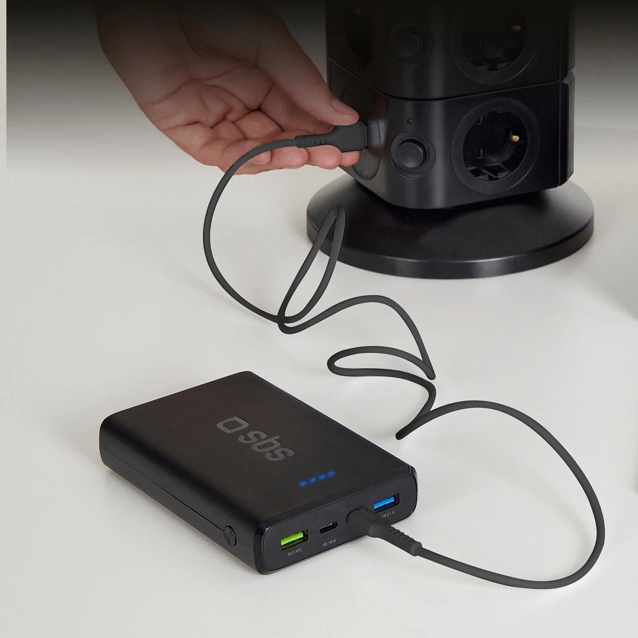 Kabllo USB-A në Micro-USB SBS LTHL200, 1m, e zezë Kabllo USB-A në Micro-USB SBS LTHL200, 1m, e zezë