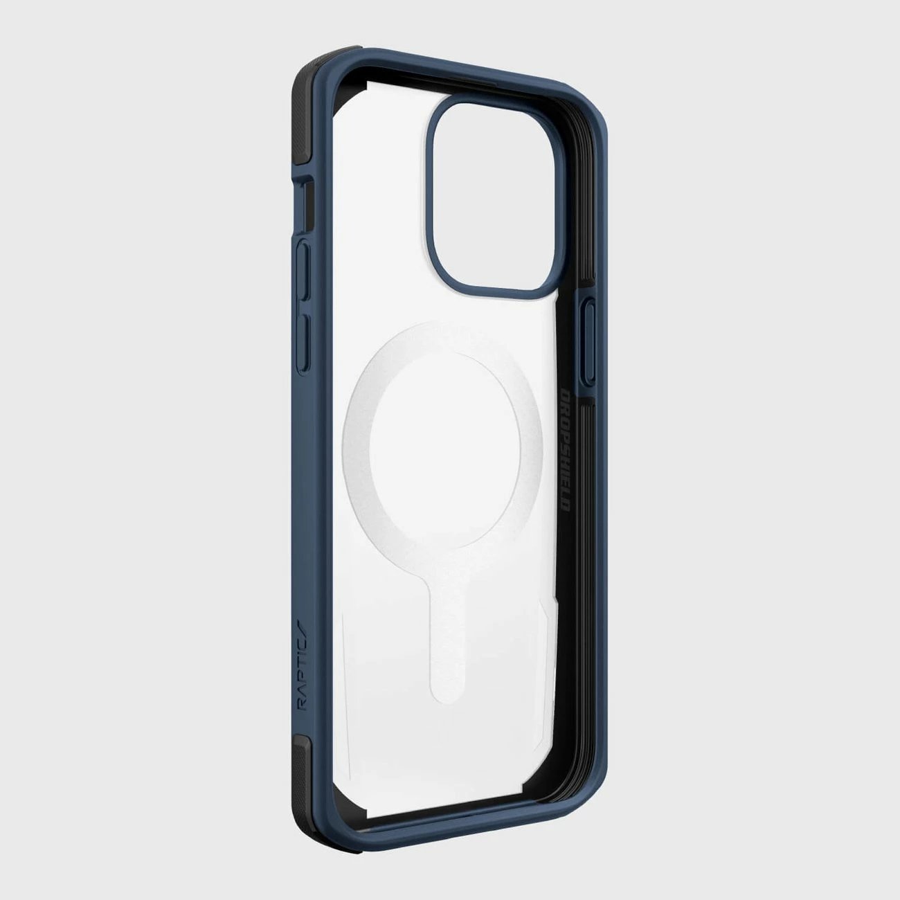 Mbështjellës Raptic X-Doria Secure built për iPhone 14 Pro, MagSafe, Blu