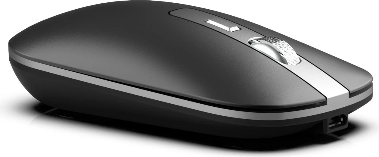 Maus Inca IWM-531RA wireless & Bluetooth, 4D butona, bateri rikarikueshme, ngjyrë metalike