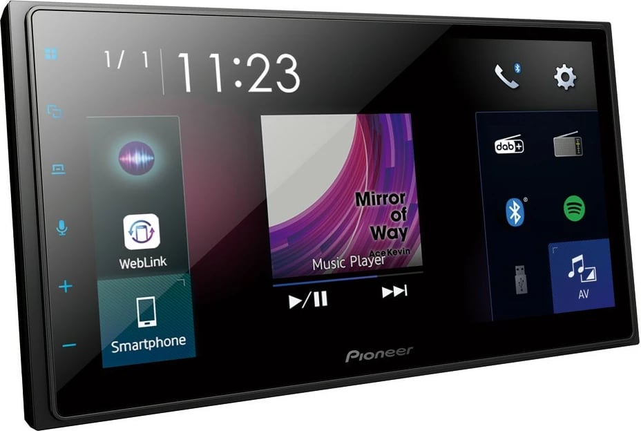Sistem multimedial Pioneer SPH-DA250DAB, 6.8 inç, Bluetooth, Apple CarPlay, Android Auto, i zi