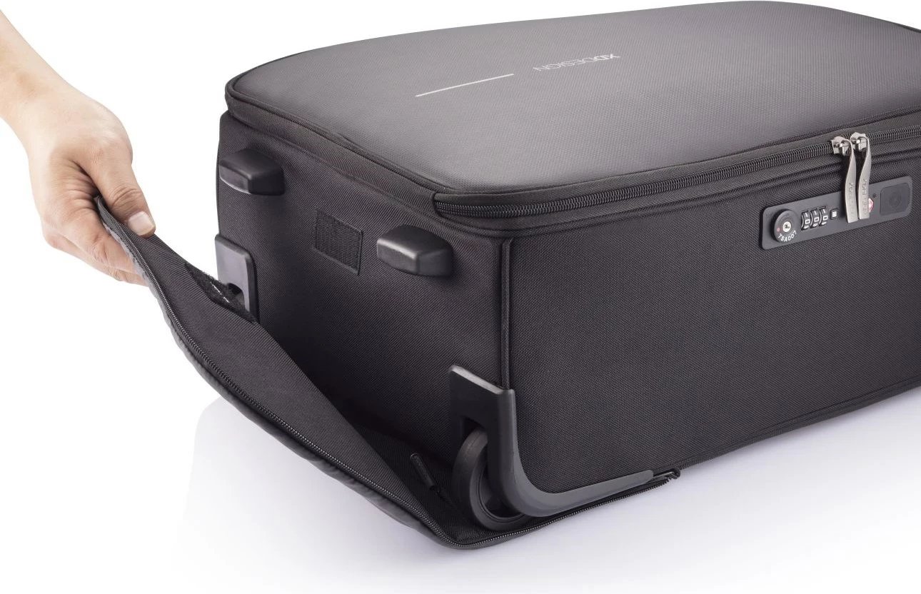 Çantë shpine me rrota XD Design Bobby Trolley, 24L, e zezë