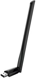 Adapter Wi‑Fi USB, TP-Link Archer T600U Plus, AC600 dual-band me antenë 5 dBi, e zezë