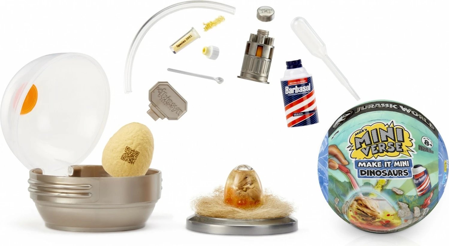 set figurinash mini dinozaurë, MGA Miniverse Jurassic World, 522553-EUC, surprizë 12 modele, 8+