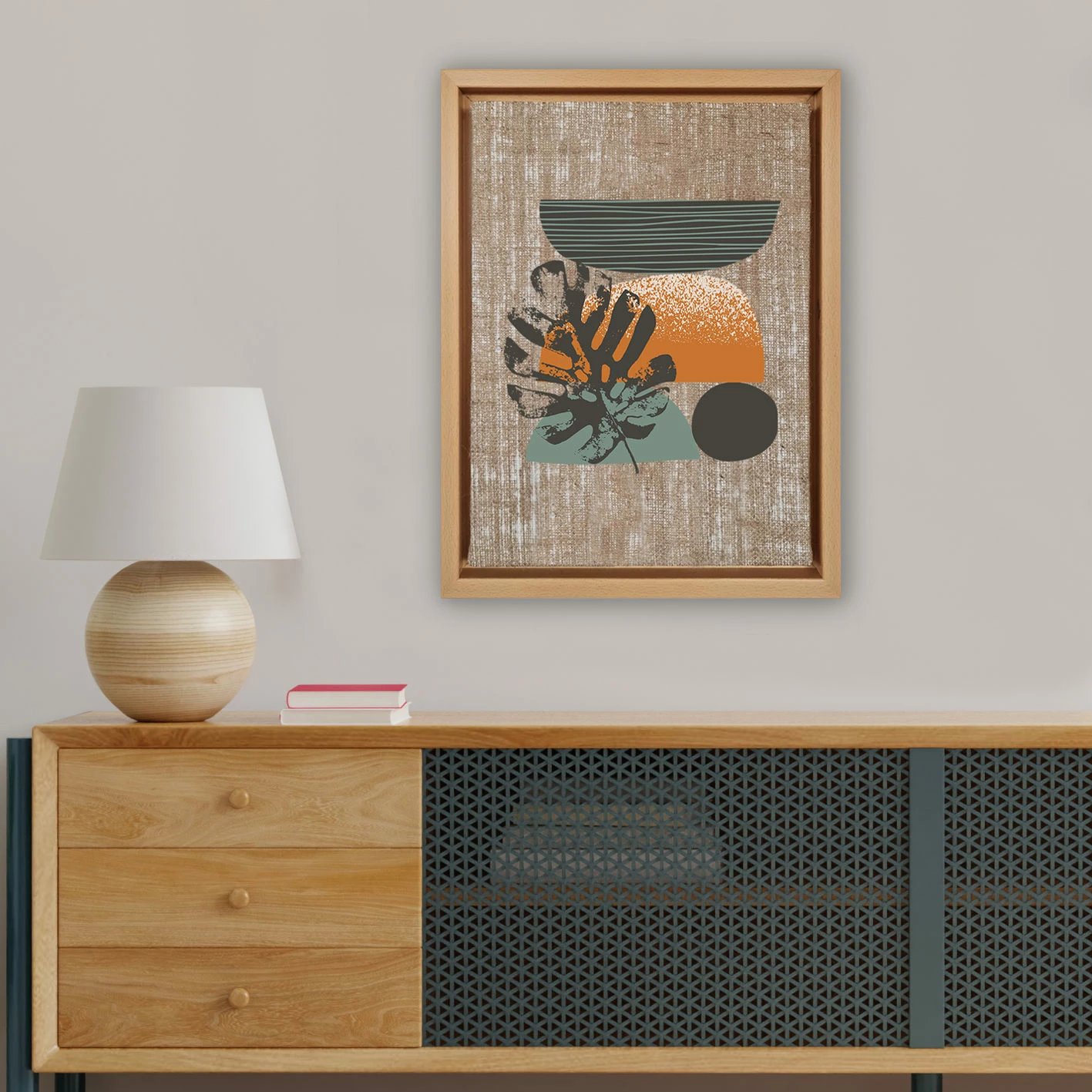 Pikturë dekorative në kanavacë, shumëngjyrëshe, Wallity, LNJ518100537032 - 96136, 96x136cm