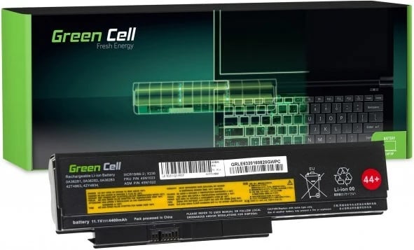 Bateri për laptop Green Cell LE63, 4400mAh, e zezë 