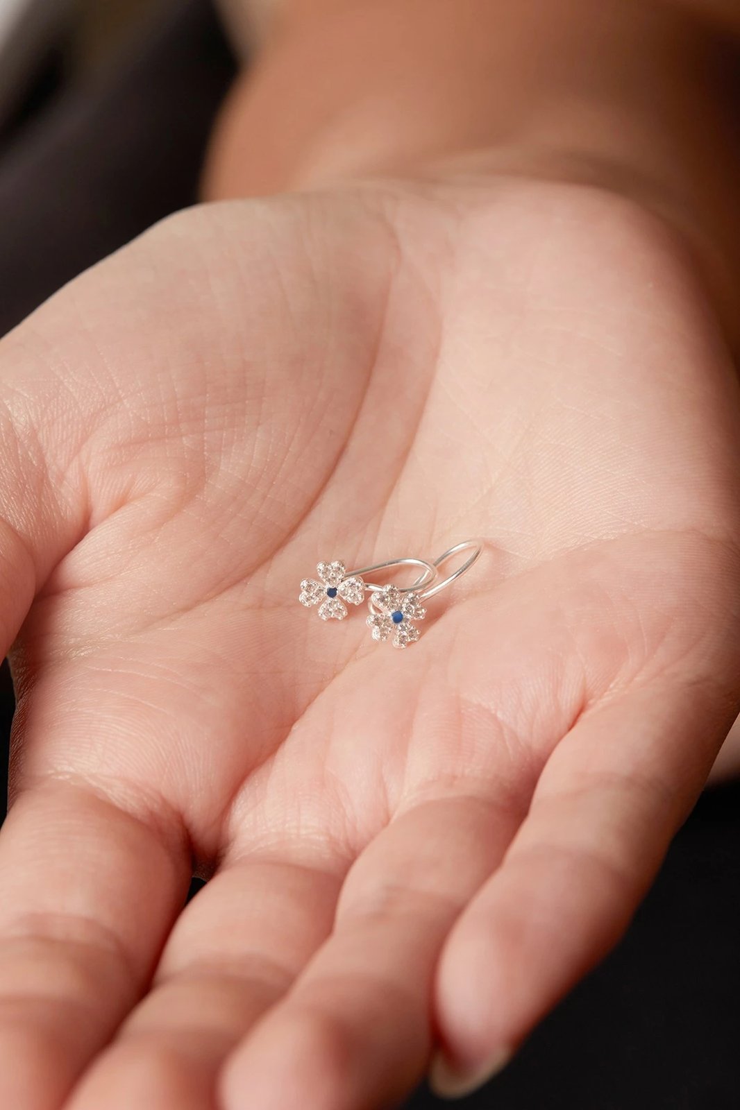 Vathë argjendi Elika, ngjyrë kaltër e errët, ELKMD50490