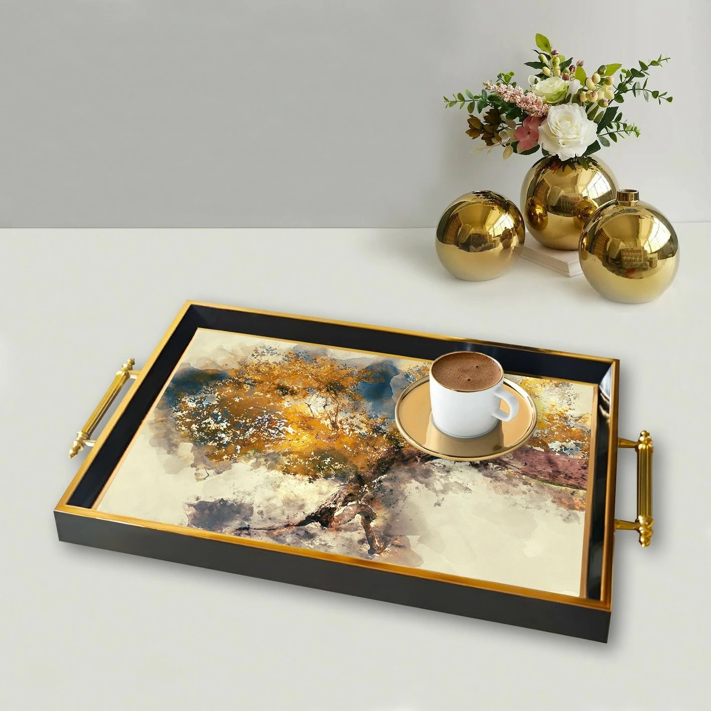 Tabaka qelqi Aberto Design, shumëngjyrëshe, TPA9946