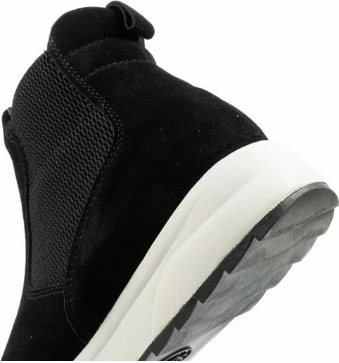 Çizme të shkurta lëkure për femra Scholl, të zeza