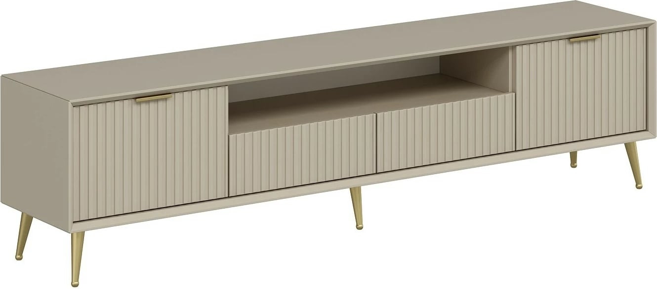 Komodë TV Hanah Home, Luxe, ngjyrë rëre