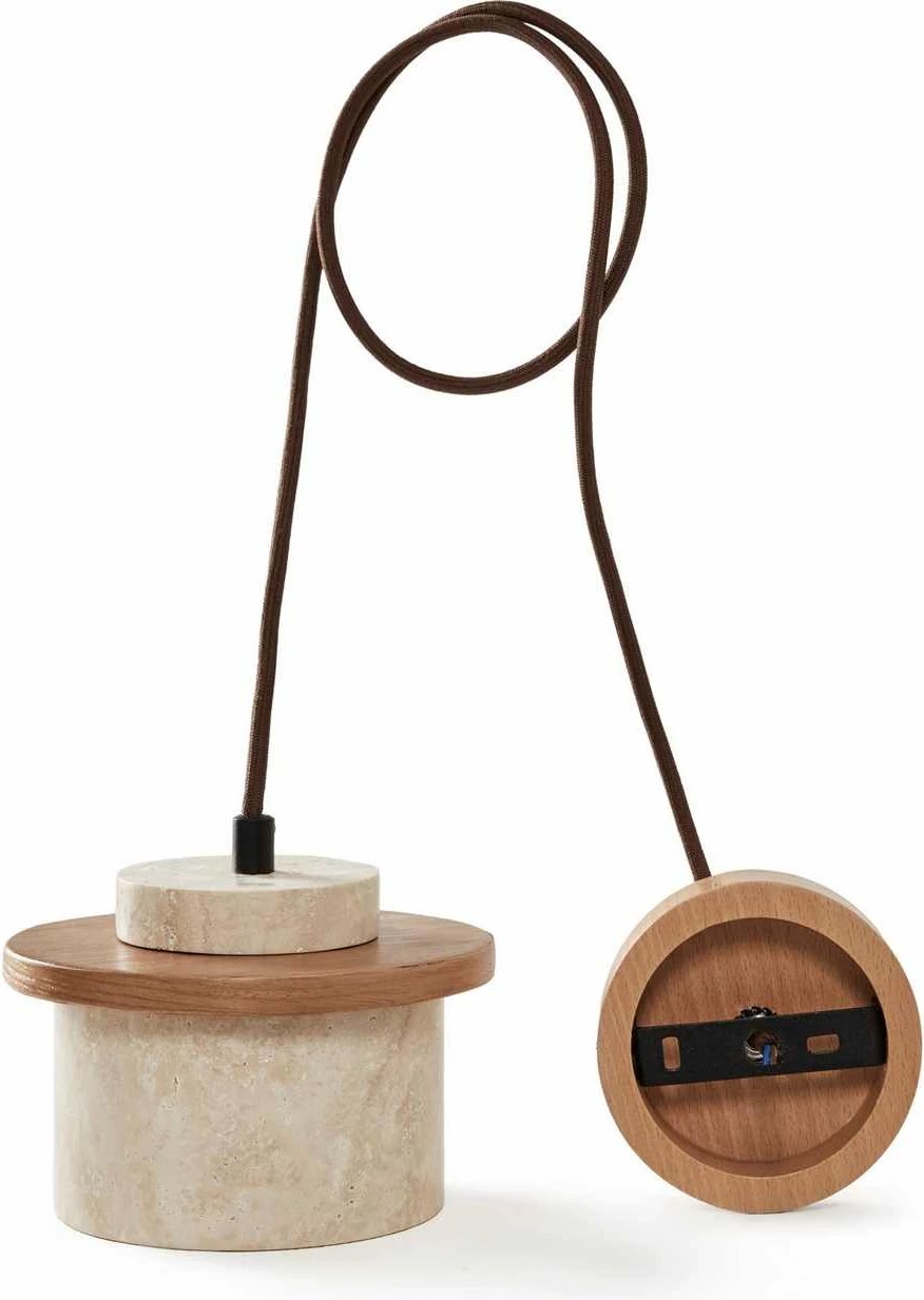 Llambë tavani Opviq Ente, dru lisi, bezhë