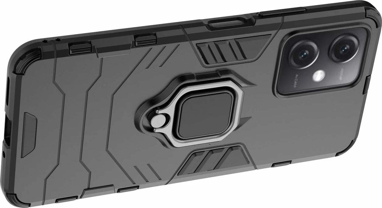 Mbështjellës Hurtel Ring Armor për Xiaomi Redmi Note 12 5G / Poco X5 5G, i zi