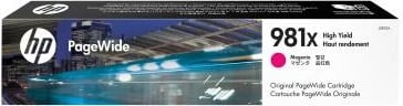 Kartrixh boje, HP, 981X PageWide High Yield, 110 ml, magenta