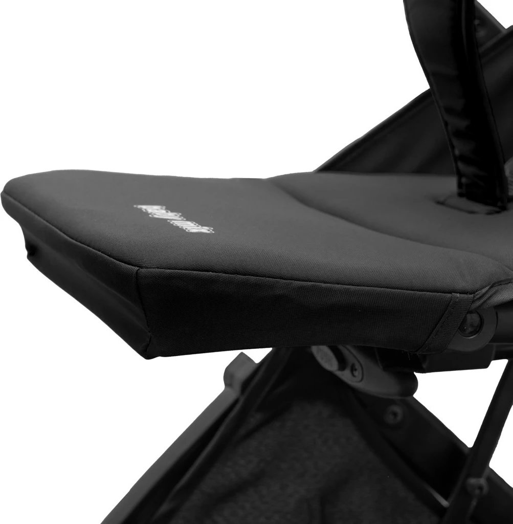 Karrocë golf, Baby Mix, Bimelo, alumini, palosje me një dorë, deri 22 kg, 7.4 kg, me mbulesë këmbësh, e zezë