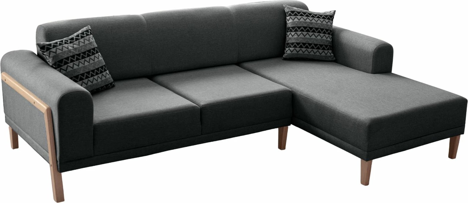 Këndare Atelier del Sofa, ngjyrë anthracite, Relax Right