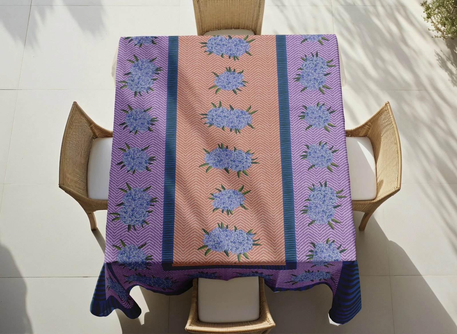 Mbulese tavoline Hermia, shumëngjyrëshe, Asr-tblclt25-3, 140x140cm