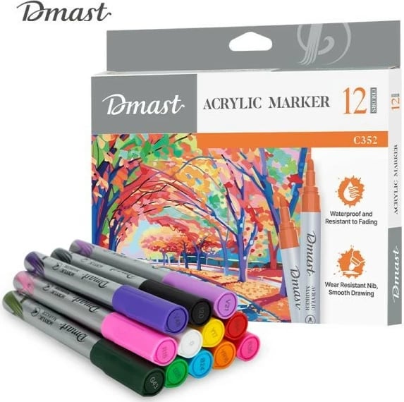 Deli Markera Akrilik 1/12 C352