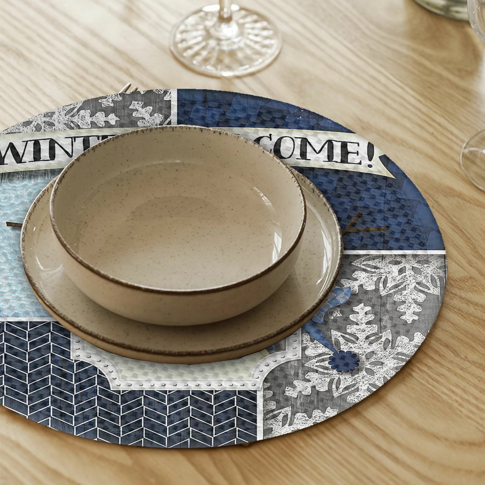 Set nënshtrues tavoline Hermia Concept, shumëngjyrësh, 2313Supla, 4 copë