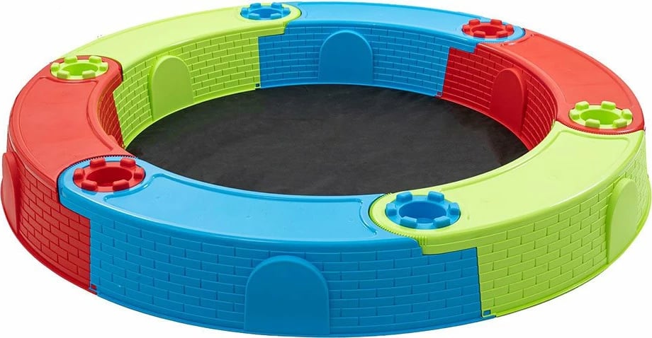 Kuti rëre palosëse, NEW BABY CASTLE 170 cm, plastike, 6 module, shumëngjyrëshe