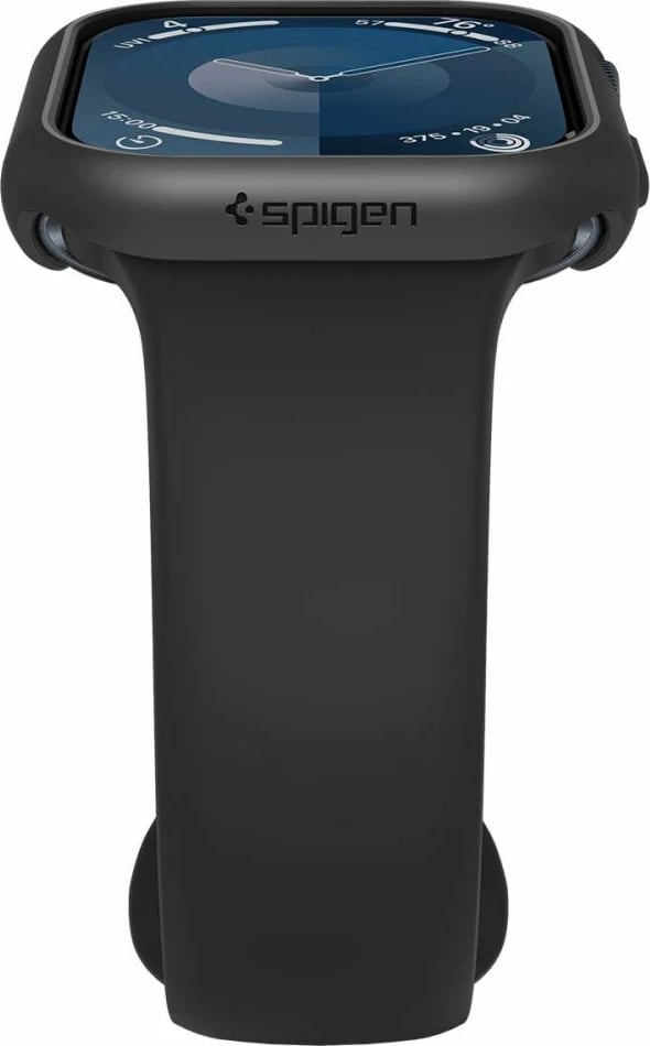 Mbështjellës Spigen Thin Fit për Apple Watch 10, 46mm, Zi
