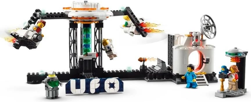 Set lodrash LEGO Creator 31142 Cosmic Roller Coaster, 874 pjesë, plastikë, për fëmijë 9+