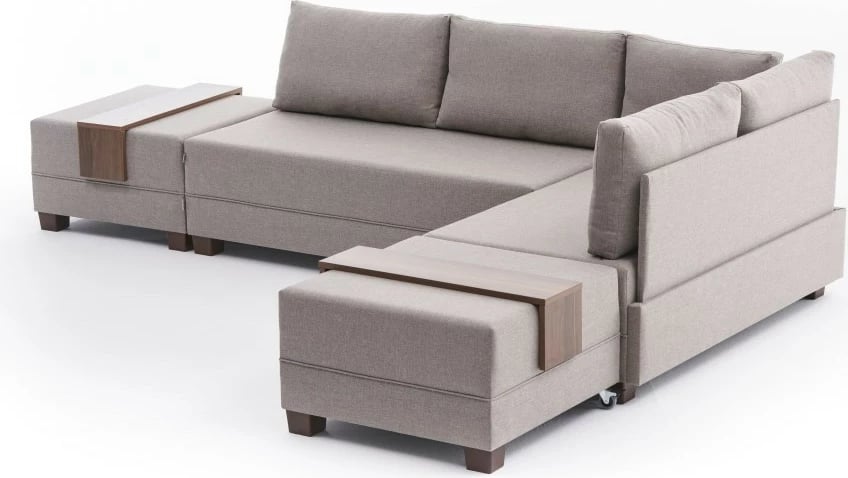 Kënd-sofë krevati Fly, ngjyrë krem, Atelier del Sofa