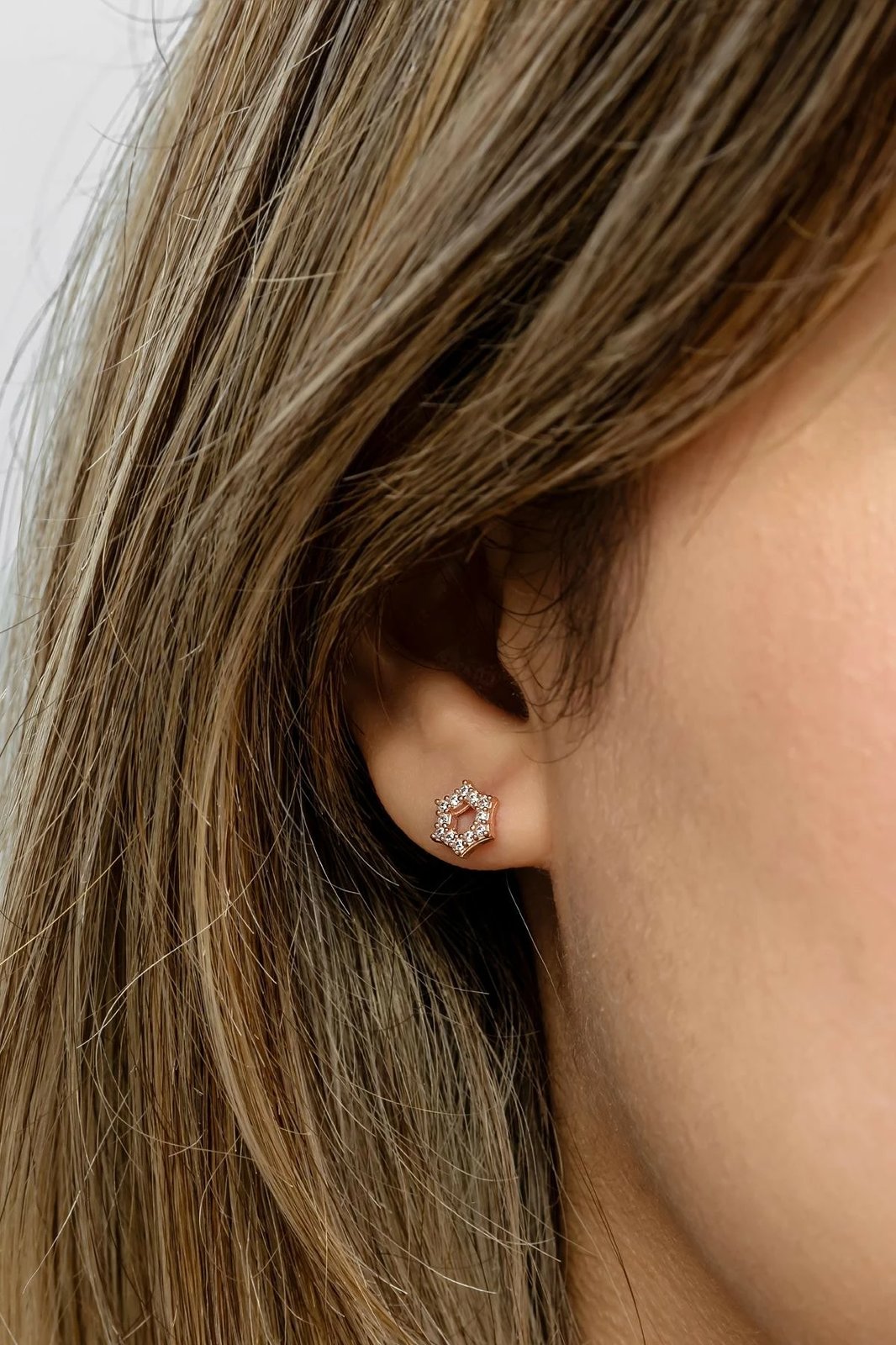 Vathë argjendi Jumeon, ngjyrë rozë e artë, NRZ999487