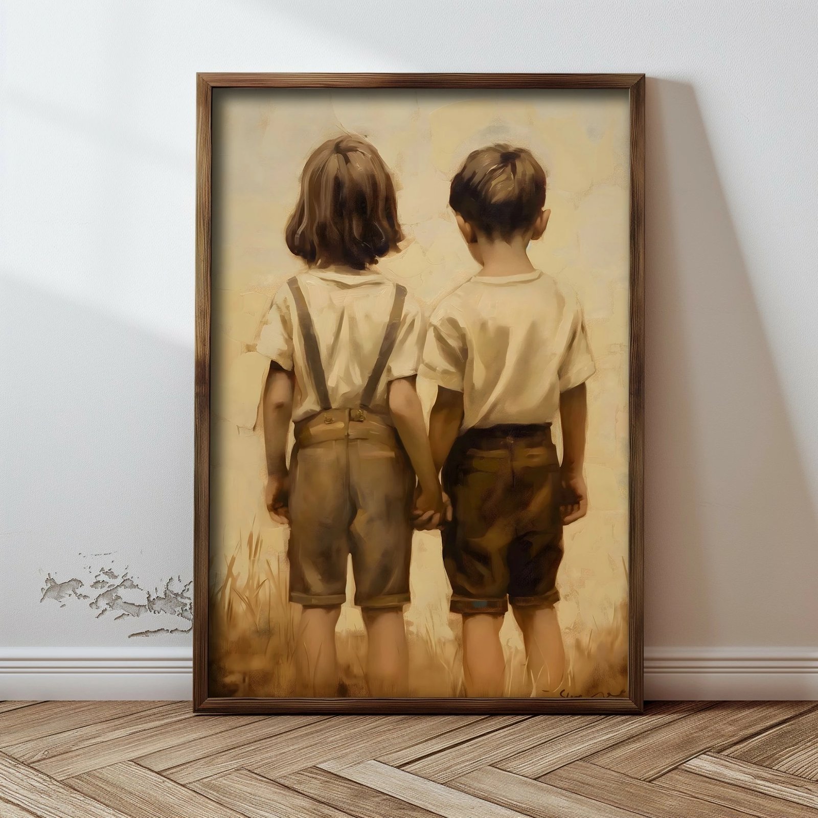 Pikturë dekorative me kornizë MDF, Wallity, GE232-L, shumëngjyrëshe, 35x47x3.5cm