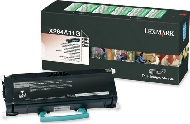 Toner Lexmark X264A11G, i zi, 3500 faqe