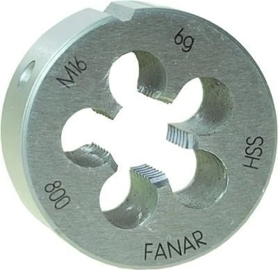 Fanar metalik HSS për filet M12, 1.75 mm