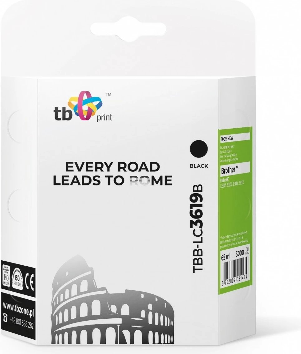 Toner TB Print TBB-LC3619B për Brother MFC-J2330DW, i zi