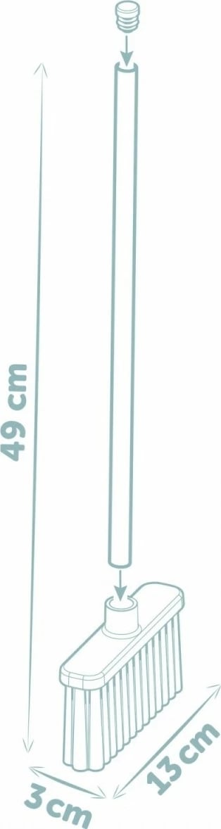 Set pastrimi lodër Smoby XL, plastikë, Mint/Bardhë, 6 pjesë