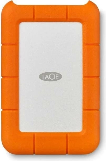 Kasë e jashtme LaCie Rugged 5TB, 2.5", USB Type-C, Portokalli/Gri